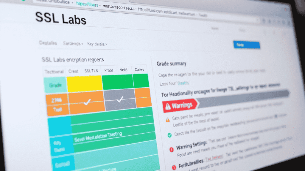 [Insert a screenshot of an SSL Labs grade report]
