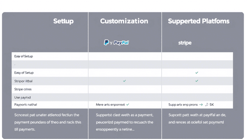 Insert a comparison table showing ease of setup, customization level, and supported platforms for each method.