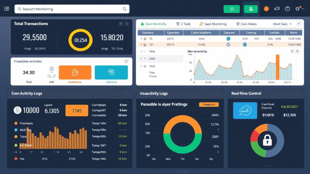 Screenshot or graphic of a transaction monitoring dashboard.