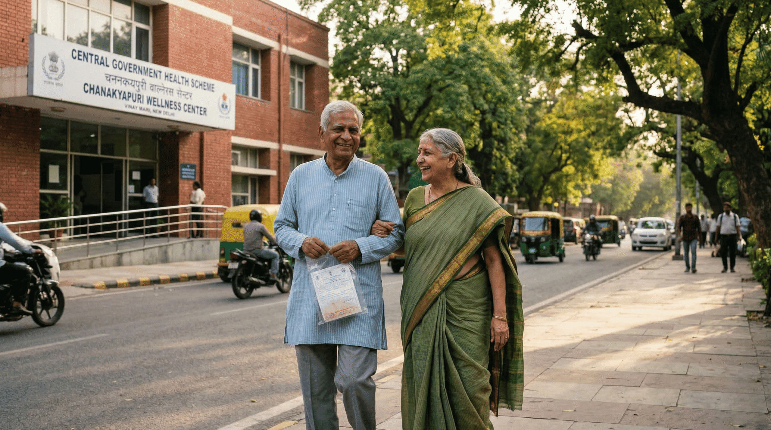 central government health scheme chanakyapuri